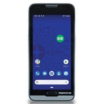Datalogic Memor 20 Kit 2D, BT, WLAN, GMS, Akku, schwarz, Android 9.0