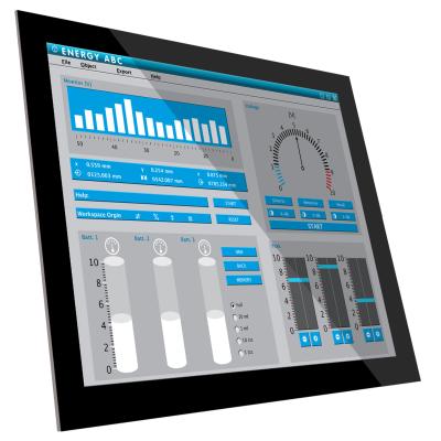 Hygrolion K5SE, 15'' TFT LED Panel PC, PCAP, IP66, Celeron J6412, 8GB RAM, 128GB SSD, Displayport