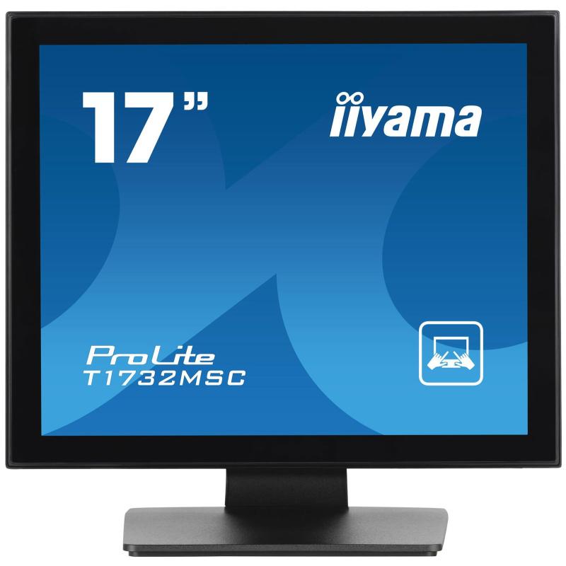 iiyama ProLite T17XX, 43,2 cm (17''), Projected Capacitive, 10 TP, Kit (USB), schwarz