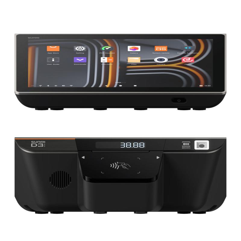 Sunmi D3 Mini, (10,1'') HD, 2D Scanner + 80mm Bondrucker, 4G (A13)