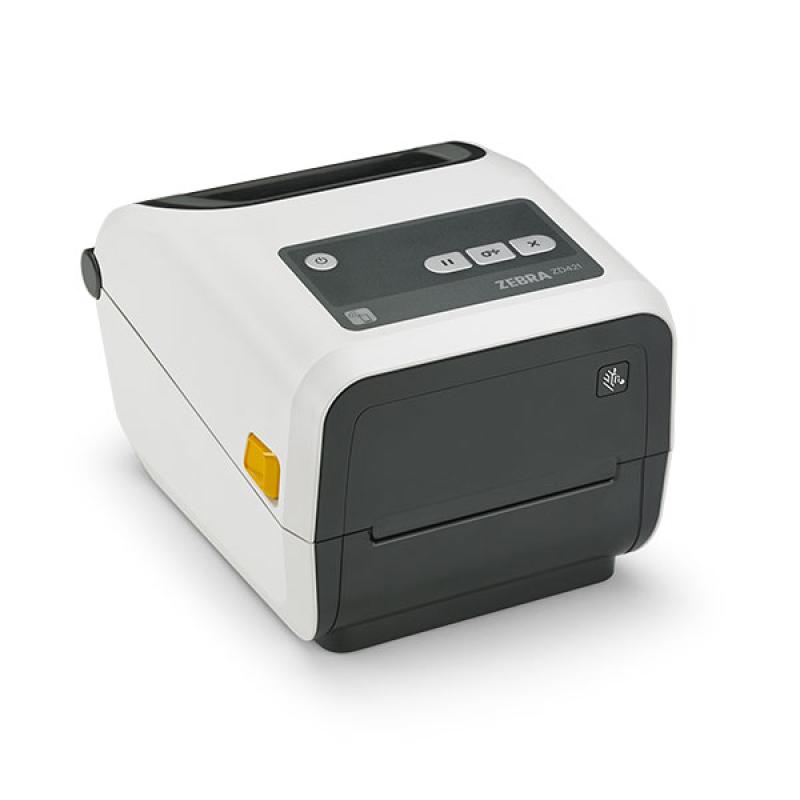 Zebra ZD421c Healthcare, Farbbandkassette, 12 Punkte/mm (300dpi), RTC, WLAN, weiß