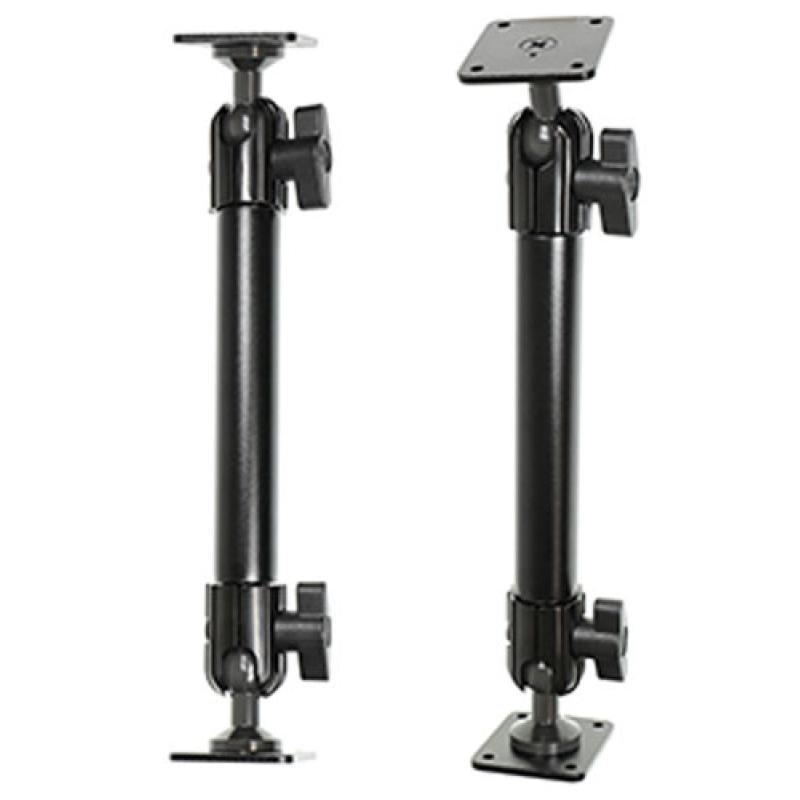 Sockelhalterung, 10'', Gesamtlänge: 251 mm, mit Kugel und Flügelmutter, AMPS-Löcher Sockelhalterung, 10'', Gesamtlänge: 251 mm, mit Kugel und Flügelmutter, AMPS-Löcher