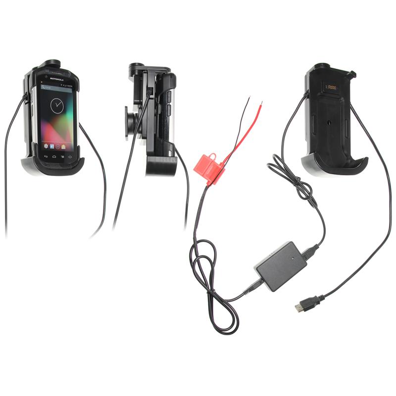 Ladestation (MOLEX), Kugelgelenk (Tilt Swivel), mit Verriegelung, separater USB-Host Anschluss, 10/2 Ladestation (MOLEX), Kugelgelenk (Tilt Swivel), mit Verriegelung, separater USB-Host Anschluss, 10/2