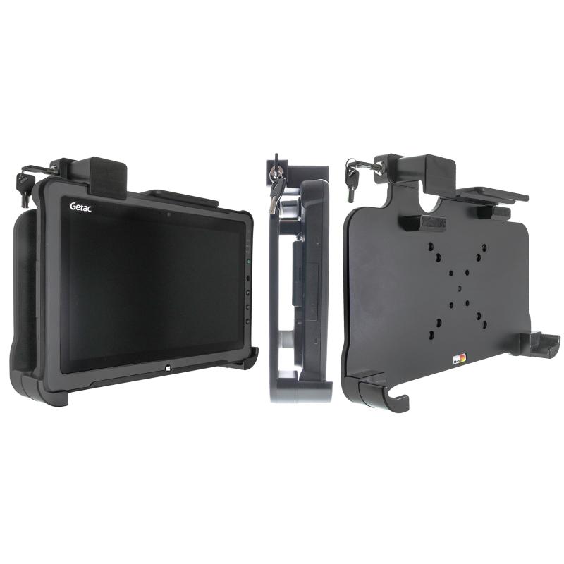 Halterung, mit Verschluss, Schloss mit zwei Schlüsseln, passend für: F110 Halterung, mit Verschluss, Schloss mit zwei Schlüsseln, passend für: F110