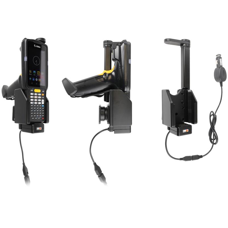 KFZ-Ladestation MC3300, Kugelgelenk, mit Verriegelung, inkl.: KFZ-Netzteil (12/24 V) KFZ-Ladestation MC3300, Kugelgelenk, mit Verriegelung, inkl.: KFZ-Netzteil (12/24 V)