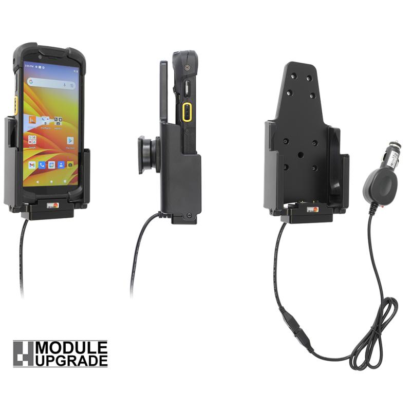 Aktive Halterung mit Zigarettenanschluss, 12/24V, 3A, mit oder ohne Handschlaufe, Module Upgrade Cra Aktive Halterung mit Zigarettenanschluss, 12/24V, 3A, mit oder ohne Handschlaufe, Module Upgrade Cra
