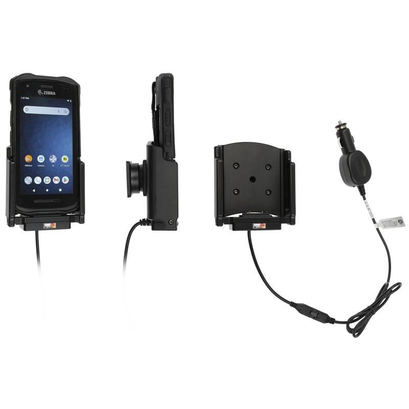 Aktive Halterung, Zigaretten-Anschluss, 3A 12/24V, benötigt Mobilis-Schutzhülle, passend für: TC21, Aktive Halterung, Zigaretten-Anschluss, 3A 12/24V, benötigt Mobilis-Schutzhülle, passend für: TC21,