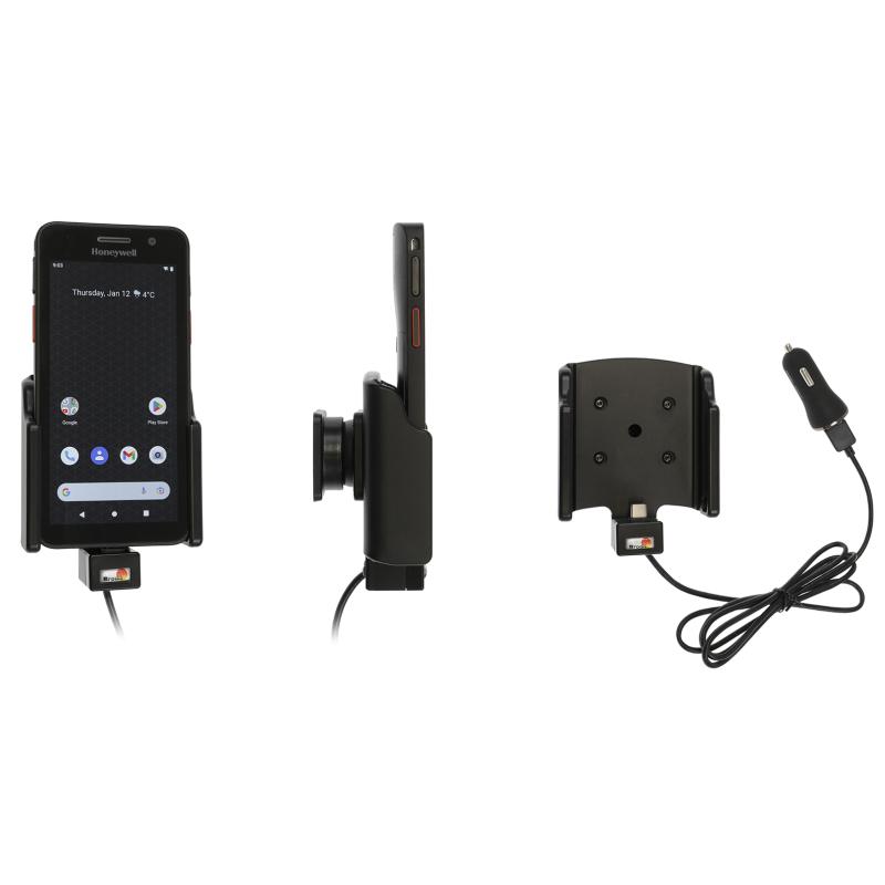 Aktive Halterung, Kipp- und Drehgelenk, inkl. USB-Kabel und USB-Zigarettenadapter, 12/24V, 2x USB-A, Aktive Halterung, Kipp- und Drehgelenk, inkl. USB-Kabel und USB-Zigarettenadapter, 12/24V, 2x USB-A,