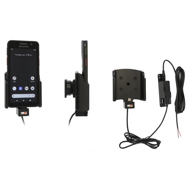 Aktive Halterung, Kipp- und Drehgelenk, für eine fixe Installation, offenes Kabelende, 2x USB-A, pas Aktive Halterung, Kipp- und Drehgelenk, für eine fixe Installation, offenes Kabelende, 2x USB-A, pas