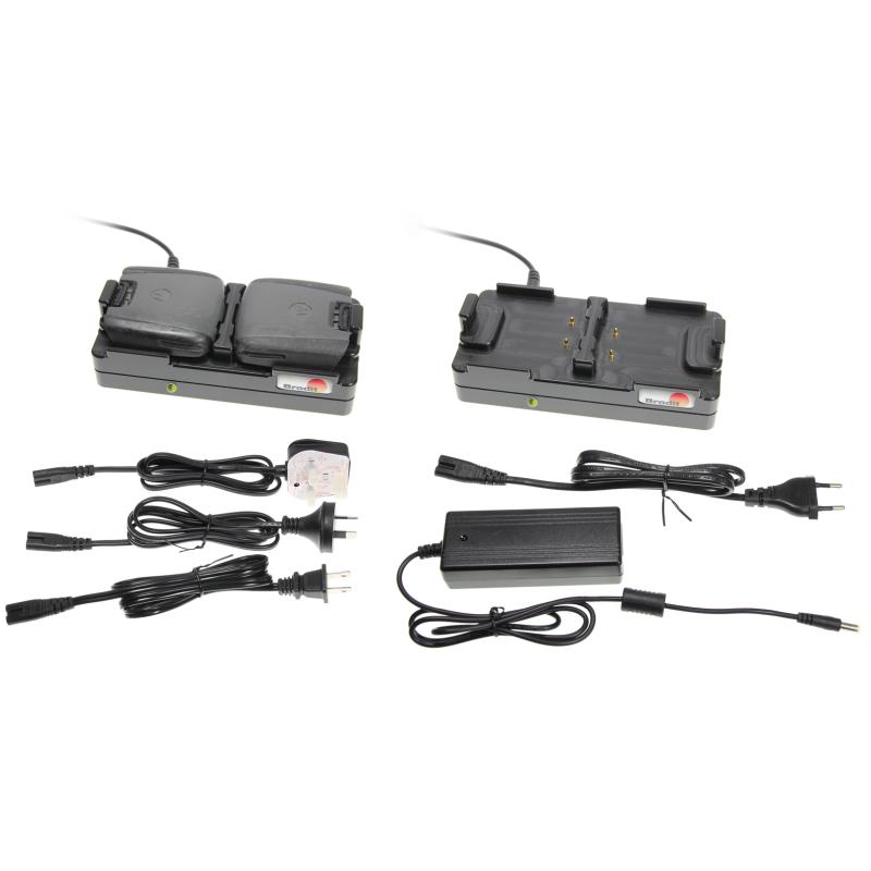 Akkuladestation, 2-Fach, inkl.: Netzteil, Netzkabel (EU, US, UK, AU), passend für: RS507 Akkuladestation, 2-Fach, inkl.: Netzteil, Netzkabel (EU, US, UK, AU), passend für: RS507