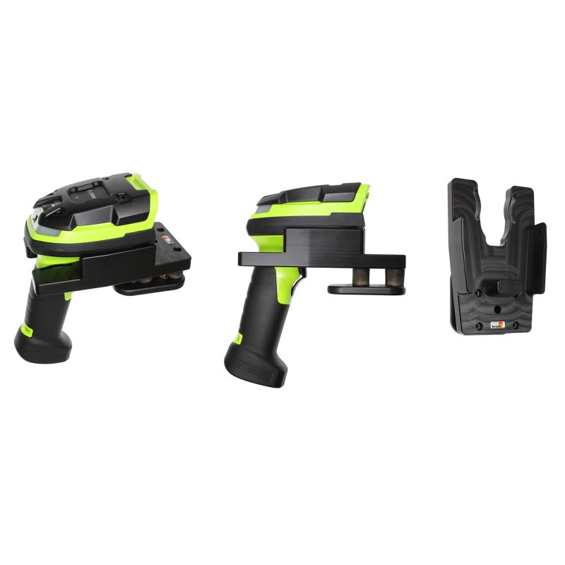 Halterung, passiv, Vibrationsdämpfer, ABS/Acetal, Bohrung: AMPS, passend für: LI3600 Serie, DS3600 S Halterung, passiv, Vibrationsdämpfer, ABS/Acetal, Bohrung: AMPS, passend für: LI3600 Serie, DS3600 S