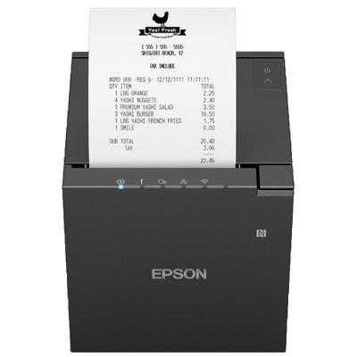 Epson TM-m30III, 8 Punkte/mm (203dpi), Cutter, USB, USB-C, Ethernet, WLAN, NFC, schwarz