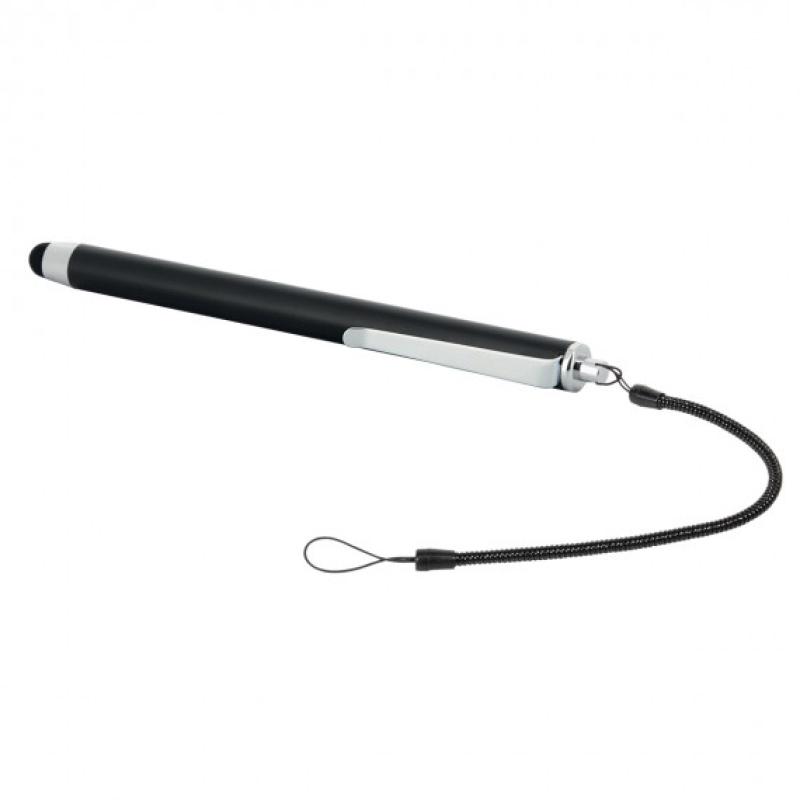 Mobilis 10x  Kapazitiver Stift Mattschwarz + Spiralkabel 001054 Mobilis 10x  Kapazitiver Stift Mattschwarz + Spiralkabel 001054