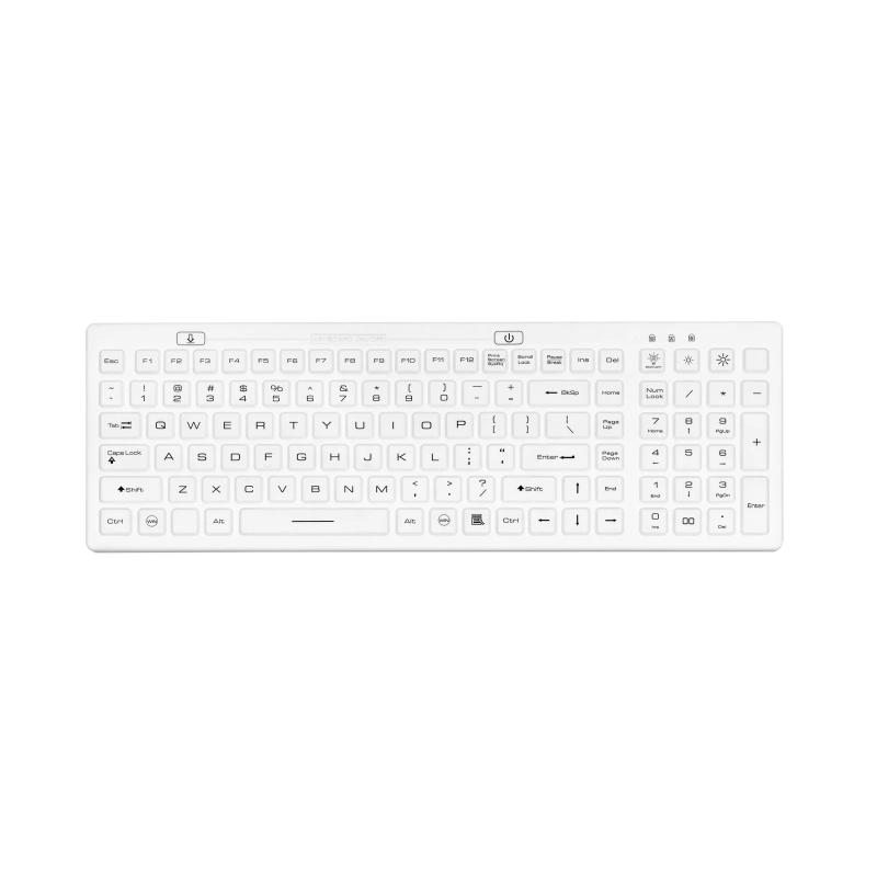 Tastatur GCQ Cleantype Medical TKG-110-GCQ-MED-IP68-BACKL-WHITE-USB-DE IP68 Tastatur GCQ Cleantype Medical TKG-110-GCQ-MED-IP68-BACKL-WHITE-USB-DE IP68