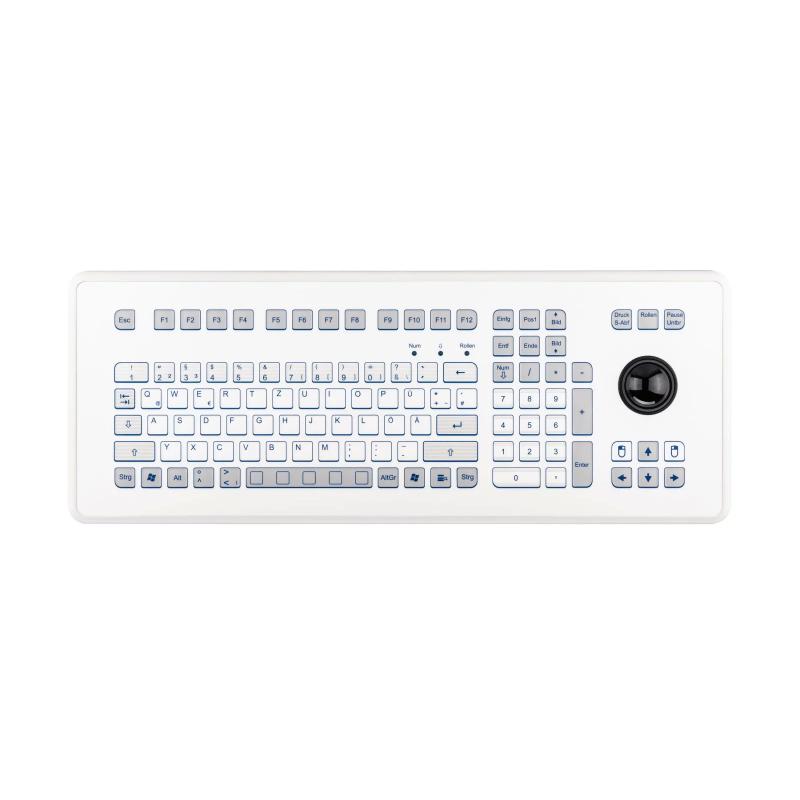 Tastatur InduDur® 105c TB38 KGEH TKS-105c-TB38-KGEH-USB-DE IP65 statisch, IP54 dynamisch Tastatur InduDur® 105c TB38 KGEH TKS-105c-TB38-KGEH-USB-DE IP65 statisch, IP54 dynamisch