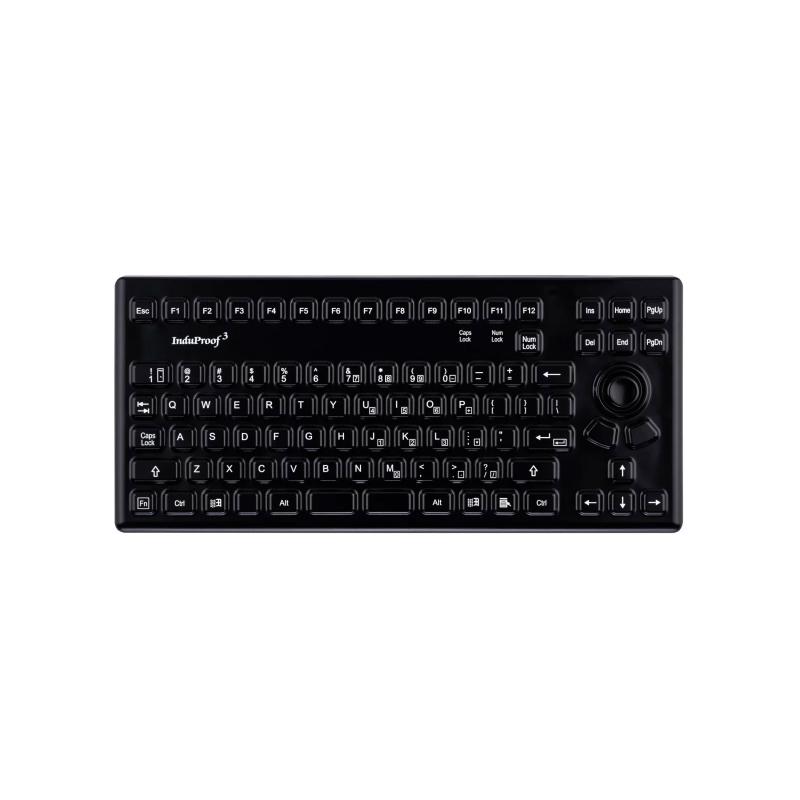 Tastatur InduProof 3 TKG-086-MB-IP68-BLACK-USB-DE IP68 Tastatur InduProof 3 TKG-086-MB-IP68-BLACK-USB-DE IP68