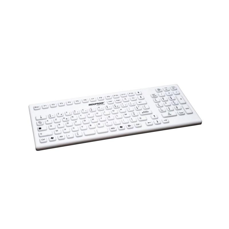 Tastatur InduProof Smart Classic TKG-106-IP68-WHITE-USB-DE IP68 Tastatur InduProof Smart Classic TKG-106-IP68-WHITE-USB-DE IP68