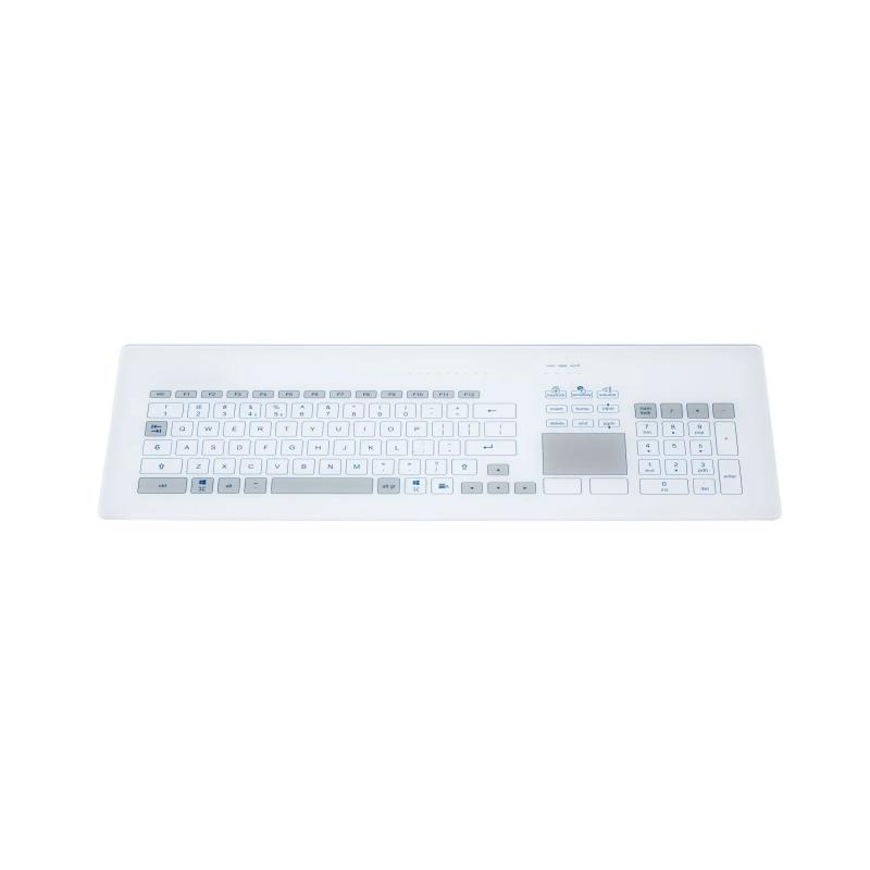 Tastatur InduSense TKR-103-TOUCH-ADH-USB-DE  IP65 front Tastatur InduSense TKR-103-TOUCH-ADH-USB-DE  IP65 front