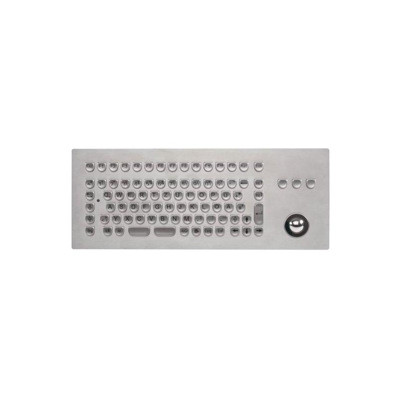 Tastatur InduSteel® 084 TB Modul TKV-084-TB25V-MODUL-USB-DE  IP65 (statisch), IP54 (dyn.) Tastatur InduSteel® 084 TB Modul TKV-084-TB25V-MODUL-USB-DE  IP65 (statisch), IP54 (dyn.)