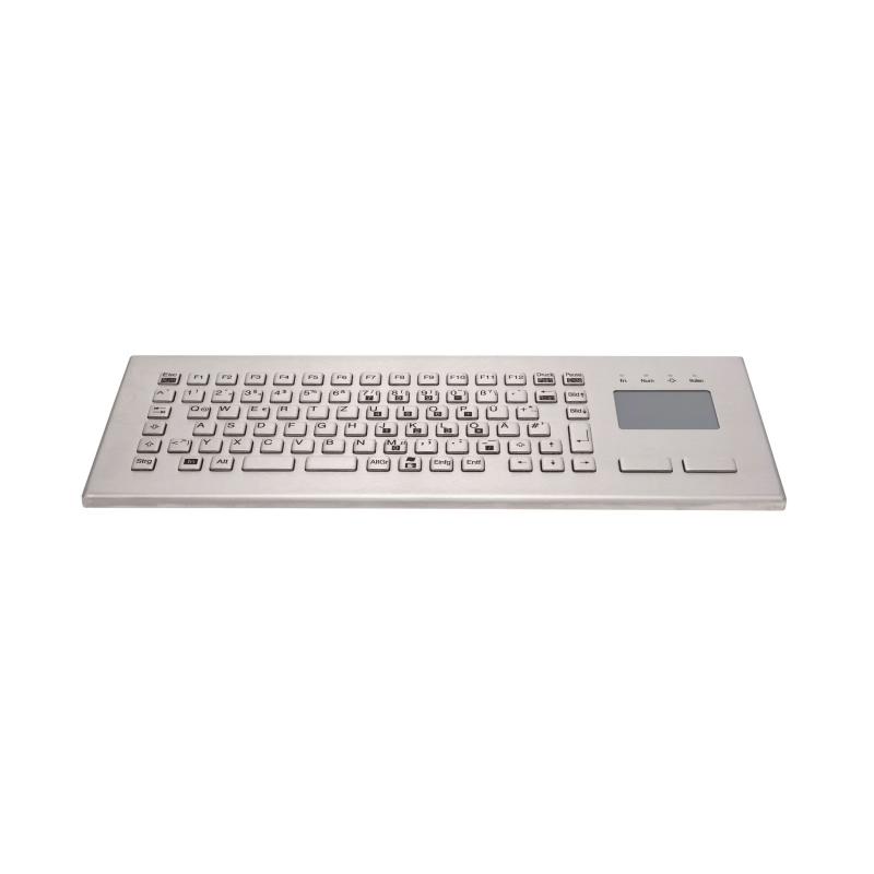 Tastatur InduSteel® Steel 084 FIT Touch TKV-084-FIT-TOUCH-IP65-MGEH-USB-DE IP65 Tastatur InduSteel® Steel 084 FIT Touch TKV-084-FIT-TOUCH-IP65-MGEH-USB-DE IP65
