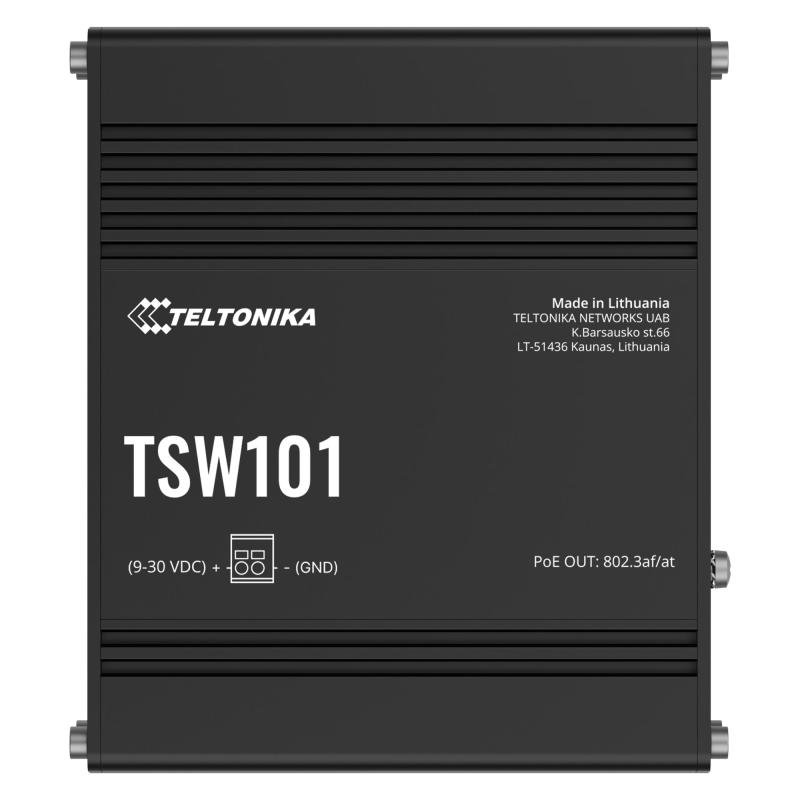Teltonika TSW101 Automotive PoE+ Unmanaged Switch Teltonika TSW101 Automotive PoE+ Unmanaged Switch
