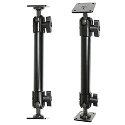 Sockelhalterung, 10'', Gesamtl&auml;nge: 251 mm, mit Kugel und Fl&uuml;gelmutter, AMPS-L&ouml;cher