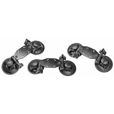 Dual-Saugnapfhalterung, 2 x AMPS-L&ouml;cher, Gewicht: 326 g