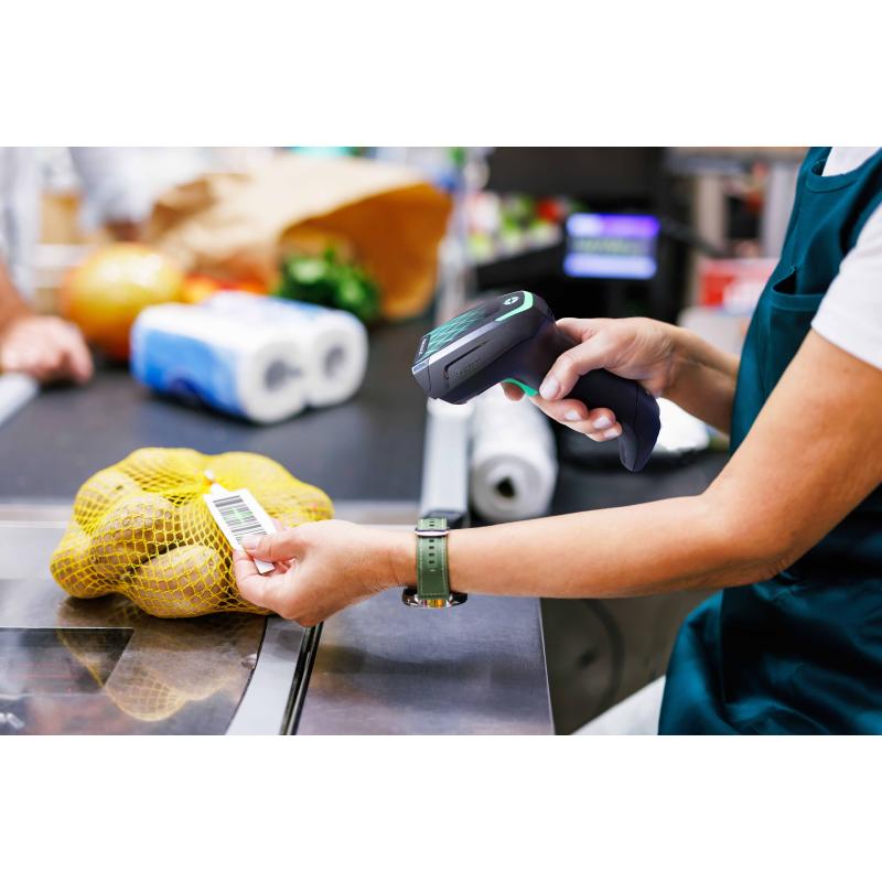 Datalogic Gryphon GBT4600, BT, 2D, HP, BT (BLE), Kit (USB), schwarz