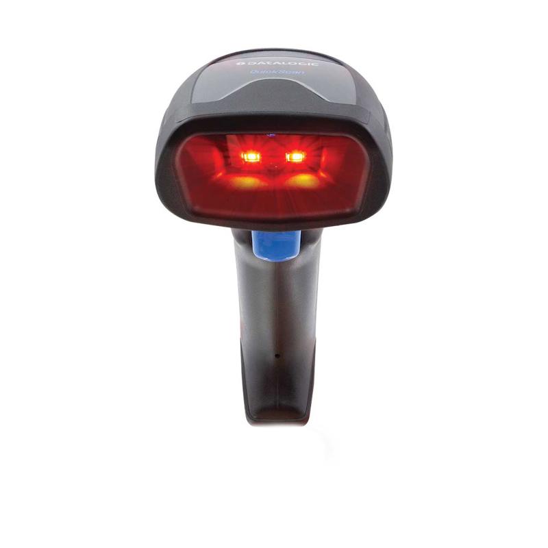 Datalogic QuickScan Lite QW2520, 2D, Imager, USB-Kit (coiled), IP52, Standfu&szlig;, schwarz