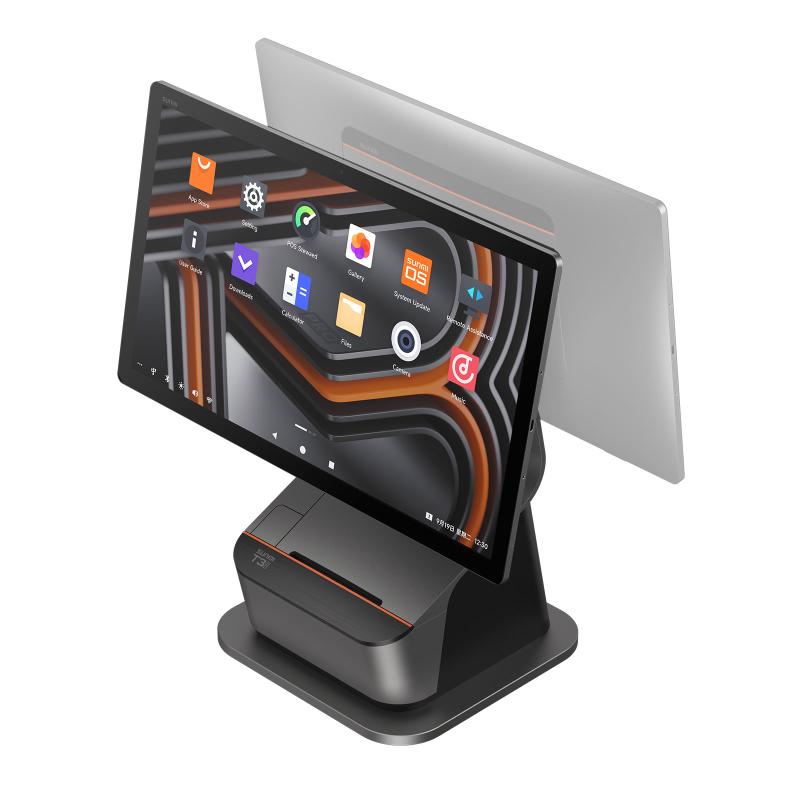 Sunmi T3 Pro Max, (15,6'') Full HD + Bondrucker, Sunmi OS(A13) - USB, USB-C, BT, Ethernet, WLAN, NFC