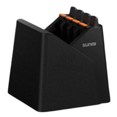 Akkuladestation, 4-Fach, inkl.: Netzteil, Netzkabel (EU), passend f&uuml;r: L2Ks