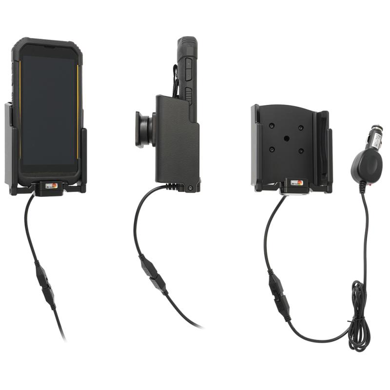 Brodit Aktiv Halterung mit Zigarettenanz&uuml;nder-Stecker - CipherLab RS35
