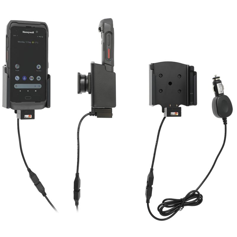 Brodit Aktiv Halterung mit Zigarettenanz&uuml;nder-Stecker - Honeywell CT45 XP