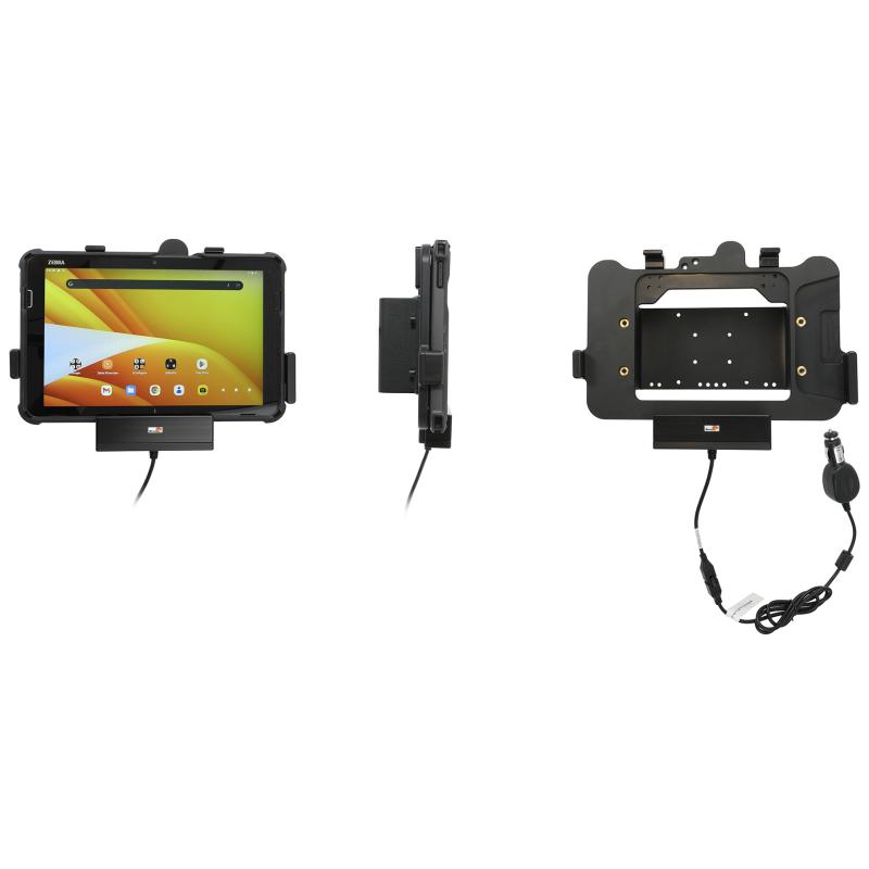 Brodit Aktiv Halterung mit Zigarettenanz&uuml;nder-Stecker - Zebra ET401 10" f&uuml;r Rugged Boot