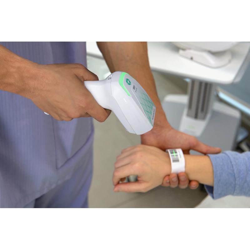 Datalogic Gryphon GBT4600 HC, BT, 2D, HP, BT (BLE), Kit (USB), Qi, wei&szlig;