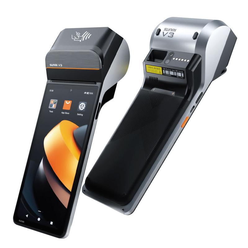 Sunmi V3, A13 Sunmi OS, USB-C, BT (BLE, 5.0), WLAN, eSIM, 4G *ohne NFC*