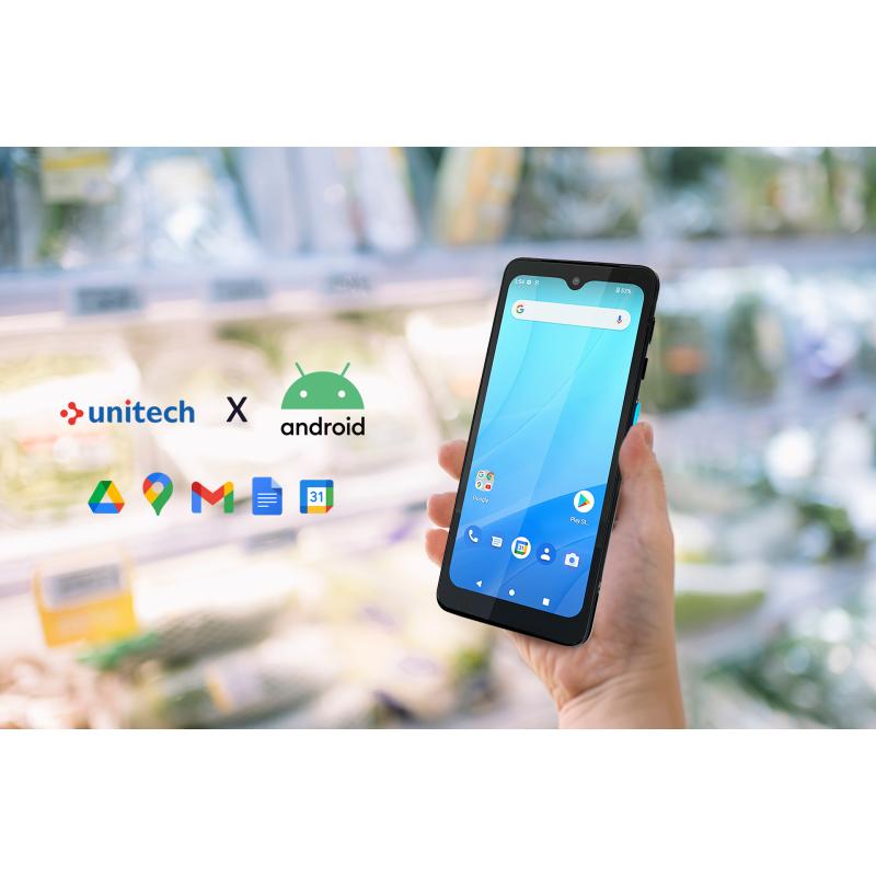 Unitech PA768 - 6,3", WLAN + 5G Dual-SIM, Android 14, 6/128, 2D (N5703), bumper