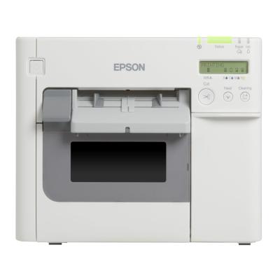 Epson ColorWorks C3500, Cutter, Disp., USB, Ethernet, NiceLabel, wei&szlig;