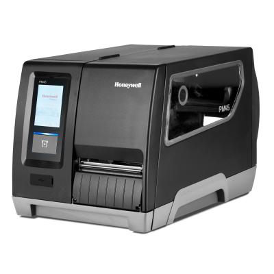 Honeywell PM45 Industrial Printer, TT, 600DPI, 4'' label width, Touch Display, LAN/USB, Standard Roller