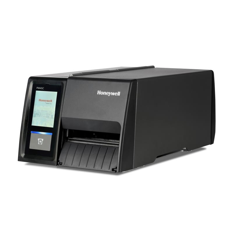 Honeywell PM45C Industrial Printer, TT, 300DPI, 4''label width, Touch Display, LAN/USB, Standard Roller