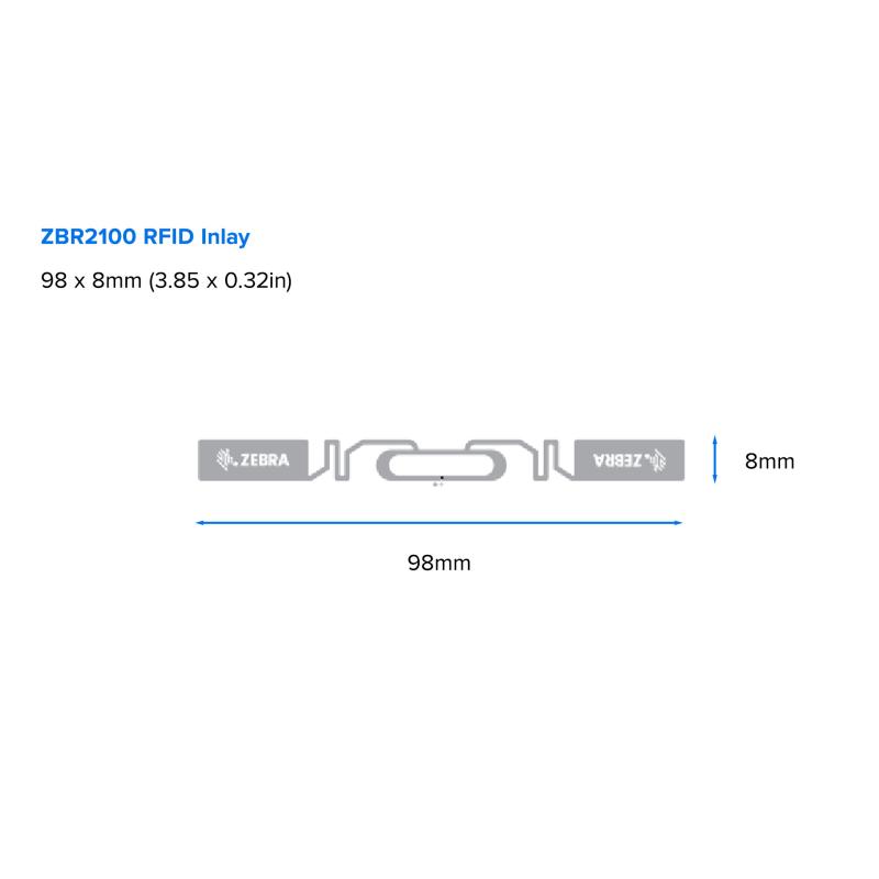 12x Zebra Etikettenrolle ZIPRM3017413 (MOQ 12)