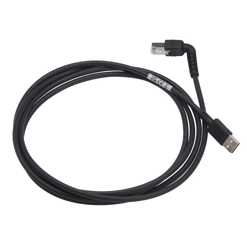 Verbindungskabel USB, L&auml;nge: 2,1m, angewinkelt