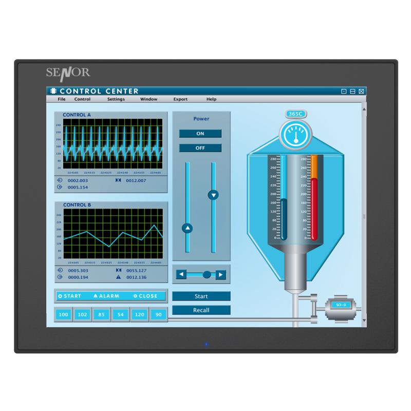Hygrolion K5ve II Panel PC, 15'' TFT LED Panel PC, PCAP, IP66, N95, 8GB RAM, 128GB SSD, WLAN