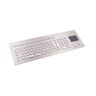 Tastatur InduSteel&reg; 105 Touch Modul TKV-105-TOUCH-MODUL-USB-DE IP65 Front